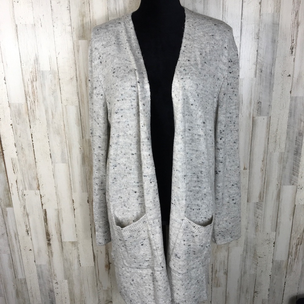 Madewell Donegal Kent Cardigan Sweater Gray NWT M - Picture 5 of 9